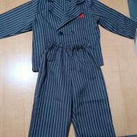 Vestito di carnevale gangster bambino