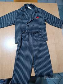 Vestito di carnevale gangster bambino