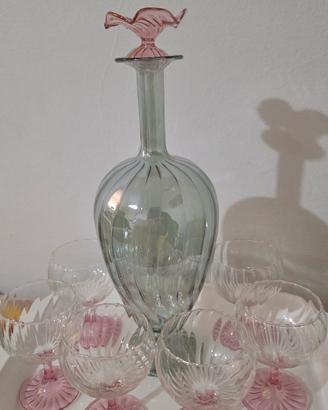bottiglia vetro soffiato