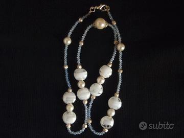 Collana in vetro soffiato