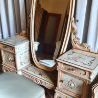 Rarità  camera laccato veneziano Specchiera