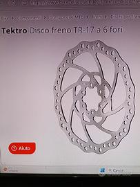 DISCHI FRENO  TEKTRO TR 17   203MM 6 FORI (QT 2)