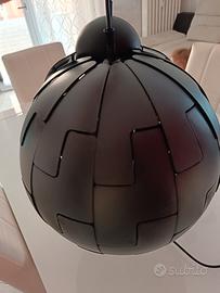 Lampada a sospensione  vintage nera