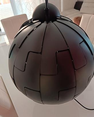 Lampada a sospensione  vintage nera