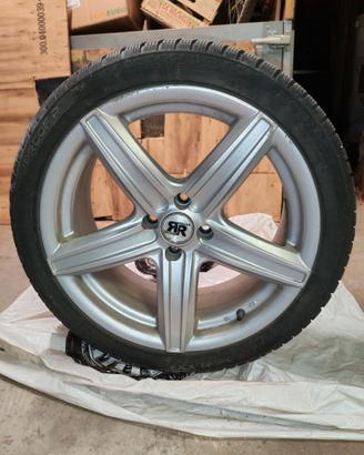 4 cerchi in lega 17" +  4 gomme invernali usate
