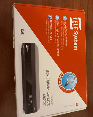 Box Digitale terrestre Zapper TS6206 DT TeleSystem