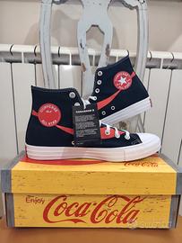 scarpe nuove Converse  42,5 edition Coca Col