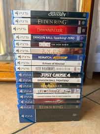 Lotto giochi videogiochi sigillati PS4 PS5