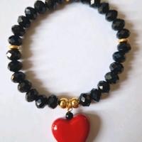 Bracciale da donna fatto a mano con cristalli