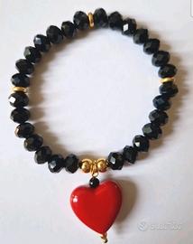 Bracciale da donna fatto a mano con cristalli