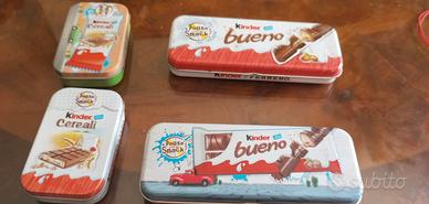 Porta snack latta collezionabili kinder bueno