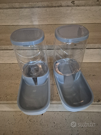 Coppia di ciotole per acqua e cibo