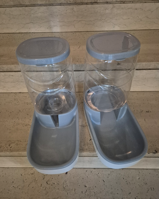 Coppia di ciotole per acqua e cibo