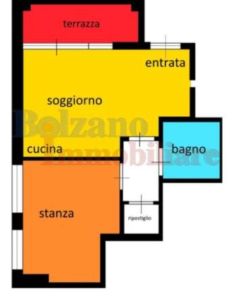 Appartamento di 47 m² con 2 locali e box auto a Bo