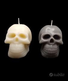 teschio Candela decorativa per Halloween