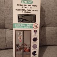 Zanzariera nuova 140x240cm per porte e finestre