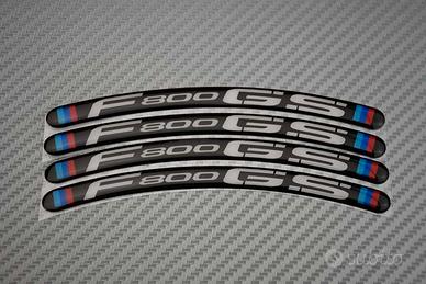 Stickers bordo cerchioni BMW - Logo F800GS 3D