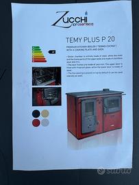 CUCINA TERMO A LEGNA CON FORNO da 20kw