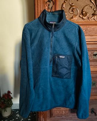 Felpa donna in pile blu Patagonia  taglia S
