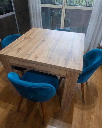 Tavolo allungabile + sedie Maisons Du Monde