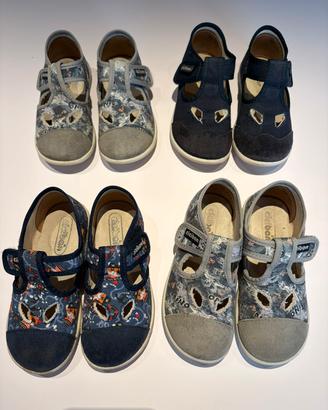 Sandaletti in stoffa