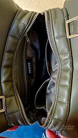 Borsetta in pelle Armani Jeans color verde bosco