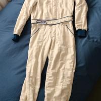 Tuta Sparco bianca taglia 58