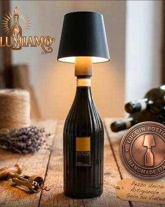 Lampada Bottiglia LED Cordless Ricaricabile Touch