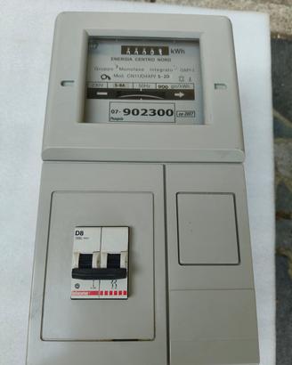 contatore elettrico Enel gruppo monofase vintage