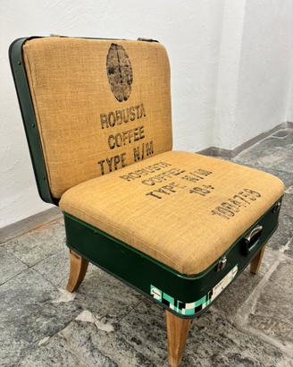 POLTRONA  VALIGIA VINTAGE