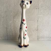 Gatto siamese in porcellana dipinto a mano – mod 4