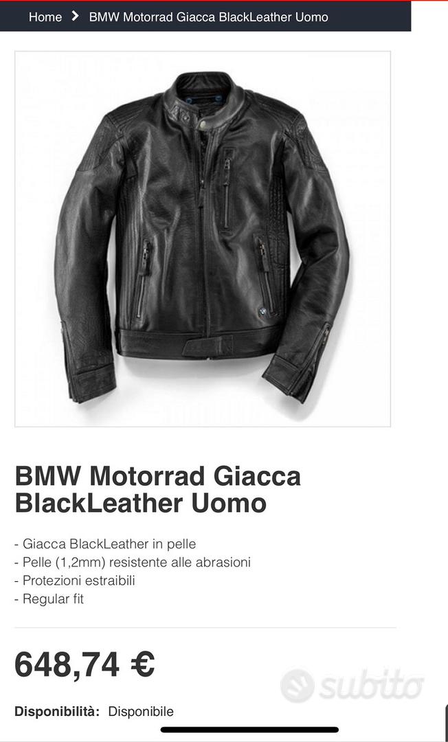 Giacca black 2025 leather bmw