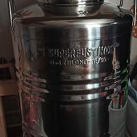 Contenitore olio acciao inox 50 litri