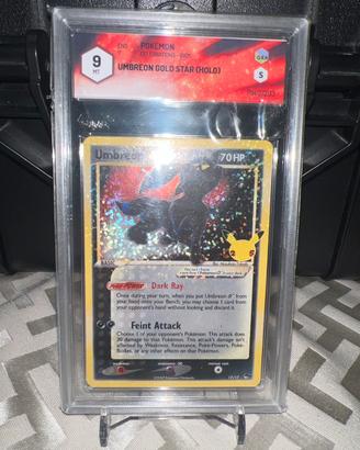 POKEMON - Umbreon 25 anniversario eng gold star