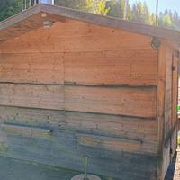 Casetta in legno del Mercatino di Natale