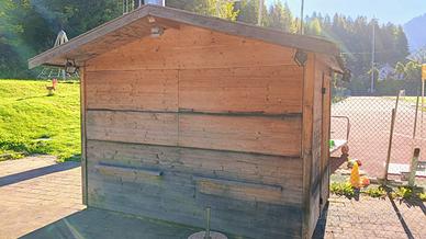 Casetta in legno del Mercatino di Natale