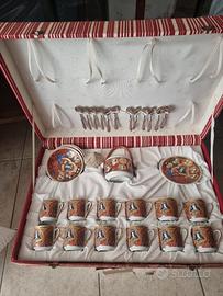Raro servizio Caffè Giapponese porcellana Edelweis