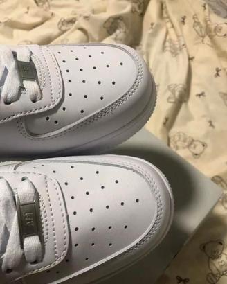 Nike Air Force 1 Bianche Nuove Originali Sneakers