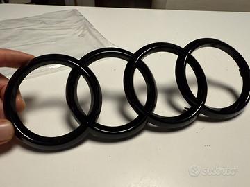 Anello  logo Audi neri originali