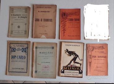 7 libretti d'opera 