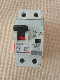 Salvavita e differenziale della BTicino 