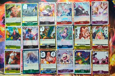 Lotto Carte OnePiece Jap Nm R SR 