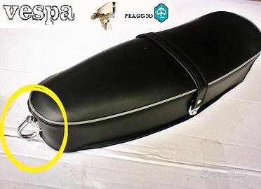 SELLA VESPA 50 SPECIAL LUNGA PELLE NERO TIPO ORIGINALE PIAGGIO