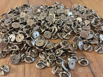 Lotto 280 pz. chiusure a farfalla Ballou 150 years