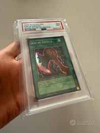 Yugioh! 2002 Axe of Despair First Edition PSA 9