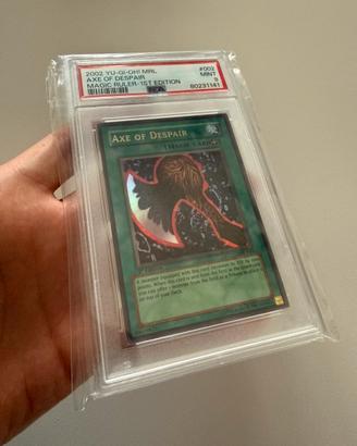 Yugioh! 2002 Axe of Despair First Edition PSA 9