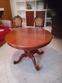 Tavolo rotondo allungabile