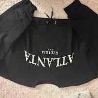 Felpa corta nera Bershka taglia M