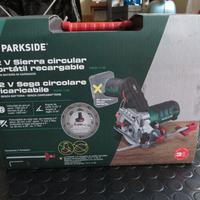 Sega Circolare 85 mm Parkside batteria 12V