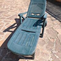 Sdraio da giardino reclinabile e richiudibile 